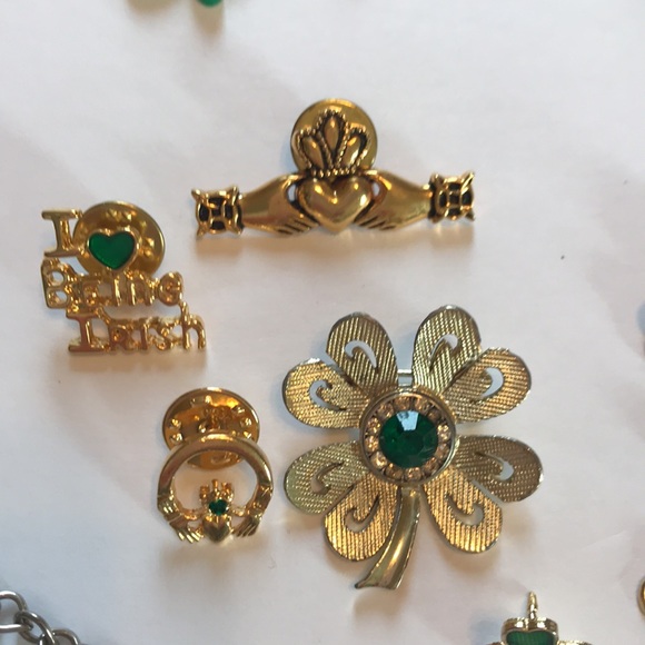 St Patrick’s Day Collection Green Shamrocks Irish Luck - Picture 4 of 5